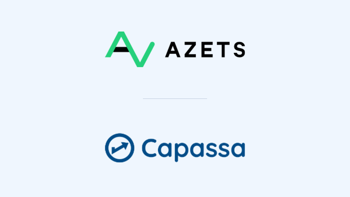 The Azets and Capassa logos side by side