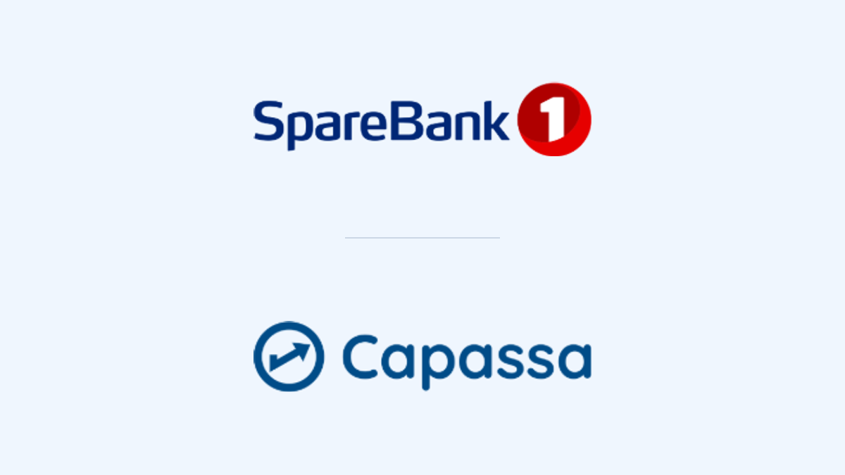 The SpareBank 1 and Capassa logos side by side